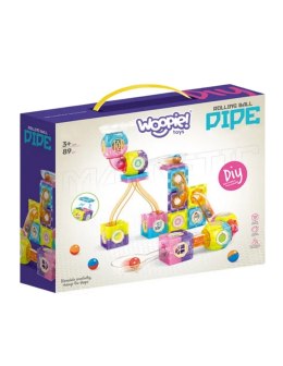WOOPIE 53224 Klocki magnetyczne Tor kulkowy 89 el.