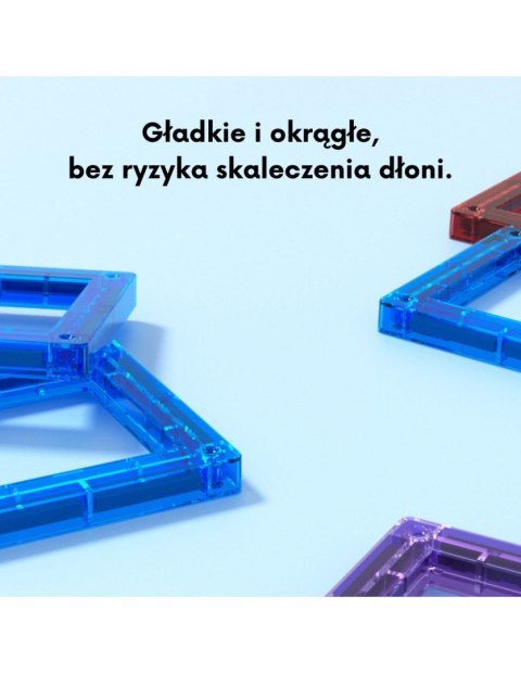 WOOPIE 54993 Klocki magnetyczne Nauka liter 70 el.