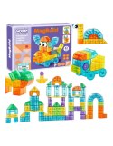 WOOPIE 55884 Klocki magnetyczne przeźroczyste 43 el.
