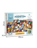 WOOPIE 55914 Klocki magnetyczne konstrukcyjne Sześciany 3D 63 el.