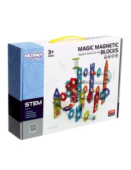 WOOPIE 55945 Klocki magnetyczne Tor kulkowy 113 el.