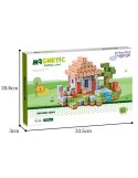 WOOPIE 55976 Klocki magnetyczne konstrukcyjne Świat klocków 108 el.