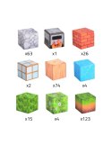WOOPIE 55976 Klocki magnetyczne konstrukcyjne Świat klocków 108 el.