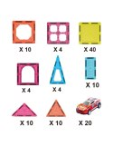 WOOPIE 55990 Klocki magnetyczne 7,5 cm Parking 112 el.