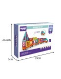 WOOPIE 56010 Klocki magnetyczne 3D Pociąg 71 el.