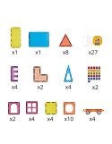 WOOPIE 56010 Klocki magnetyczne 3D Pociąg 71 el.