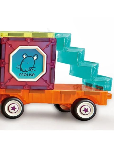 WOOPIE 56010 Klocki magnetyczne 3D Pociąg 71 el.