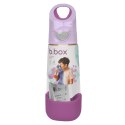 B.BOX BB001386 Butelka na wodę tritanowa ze słomką 600ml Sugar Plum