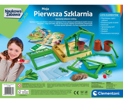 Clementoni Naukowa Zabawa Lab 50861 Moja Pierwsza Szklarnia