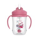 Dr.Browns TC91011 Kubek Pierwsza Słomka 270ml różowy Królik +6m