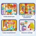 WOOPIE Interaktywna Tablica Manipulacyjna Busy Car Walizka 3w1 Dźwięk Światło