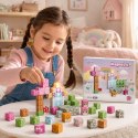 Woopie Klocki Magnetyczne Kostki 48 el Montessori Edukacyjna Układanka 3D