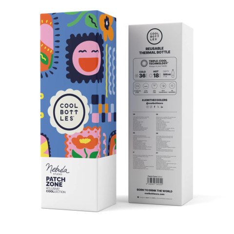 Cool Bottles Butelka termiczna Xclusive! 500 ml Nébula - Patch Zone