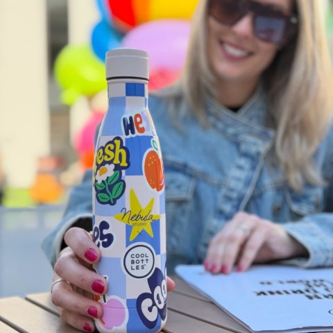 Cool Bottles Butelka termiczna Xclusive! 500 ml Nébula - Sticker Fever