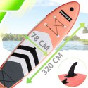 Deska SUP 320 cm AquaPaddle Zestaw Paddleboard + Wiosło + Pompka + Plecak 180 kg