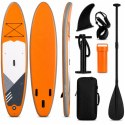 Deska SUP AquaPaddle 335x84x15 cm wiosło pompka zestaw plecak 180 kg