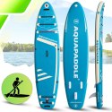 Deska SUP z siedziskiem AquaPaddle 335x84x15 cm wiosło pompka zestaw plecak