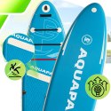 Deska SUP z siedziskiem AquaPaddle 335x84x15 cm wiosło pompka zestaw plecak