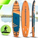 Deska SUP z siedziskiem AquaPaddle 335x84x15 cm wiosło pompka zestaw plecak