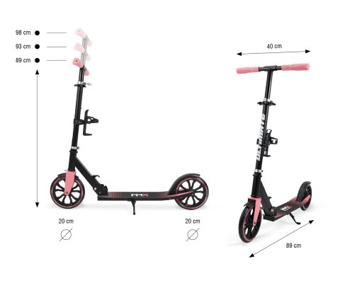 MILLY MALLY 6258 Scooter Ultimate Pink