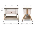 MILLY MALLY 6977 Łóżeczko dostawne Nino Beige