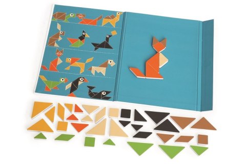 Scratch, magnetyczna układanka - kształty i kolory Tangram USZKODZONE OPAKOWANIE RABAT 10%