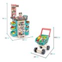 WOOPIE Sklep Supermarket i Wózek Koszyk Sklepowy Kasa Waga Skaner 47 akc
