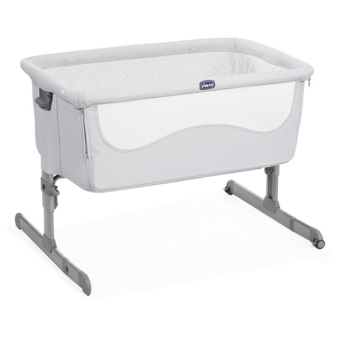 Chicco spanie z dzieckiem Next 2 Me CO-SLEEPING łóżeczko dostawne 0m+ Next2me + GRATIS 100PLN light grey