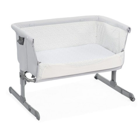Chicco spanie z dzieckiem Next 2 Me CO-SLEEPING łóżeczko dostawne 0m+ Next2me + GRATIS 100PLN light grey