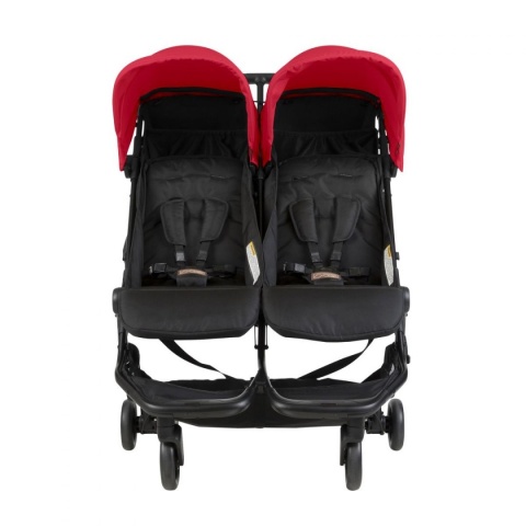 Nano Duo Mountain Buggy idealny dla bliźniaków od urodzenia - czerwony