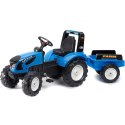 FALK Traktor Landini Niebieski na Pedały z Przyczepką od 3-7 lat