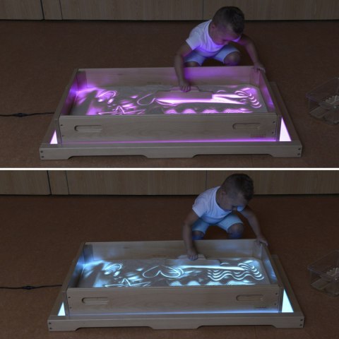 MASTERKIDZ Sensoryczna Prostokątna Taca do Zabawy Piaskiem