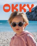 Okulary przeciwsłoneczne OKKY print blue 1,5-3 lat