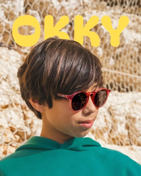 Okulary przeciwsłoneczne OKKY red 9-16 lat