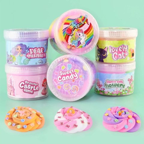 Tematyczny pink zestaw masłowych SLIME z akcesoriami