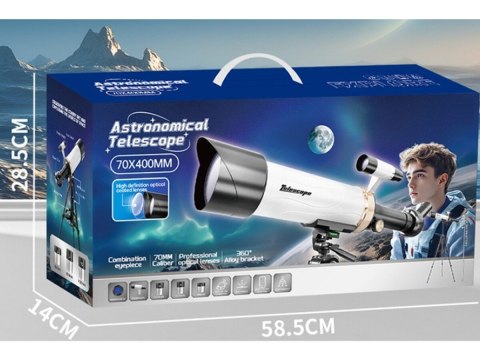 Teleskop Astronomiczny Ze Statywem Luneta Dla Początkujących + Akcesoria