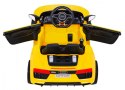 Audi R8 na akumulator dla dzieci Żółty + Pilot