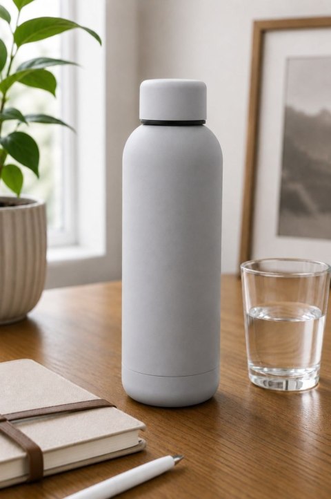 Butelka termiczna Alchemy Soft Touch 500 ml stal nierdzewna bidon szary