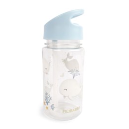 Filibabba Butelka na wodę 400 ml Christian's Whale Tales