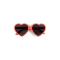 Filibabba Dziecięce okulary przeciwsłoneczne (1-3 l) UV400 Heart - Warm Red