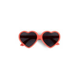 Filibabba Dziecięce okulary przeciwsłoneczne (1-3 l) UV400 Heart - Warm Red