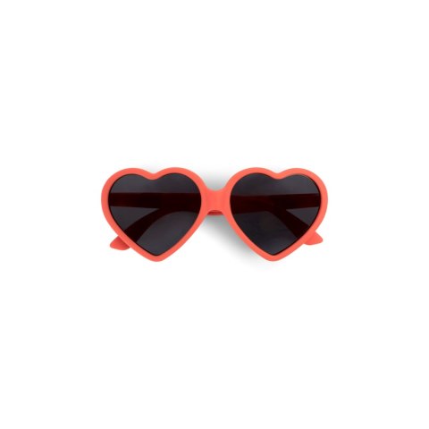 Filibabba Dziecięce okulary przeciwsłoneczne (1-3 l) UV400 Heart - Warm Red