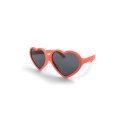 Filibabba Dziecięce okulary przeciwsłoneczne (1-3 l) UV400 Heart - Warm Red