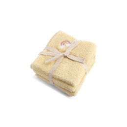 Filibabba Haftowana Myjka 27x27 cm GOTS - 4-pak - rainbow