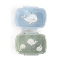 Filibabba Lunch Box 2-pak Christian's Whale Tales