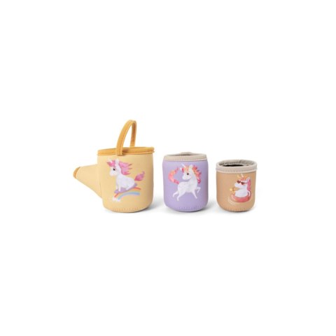Filibabba Neoprenowe zabawki do kąpieli Unicorn activity cups