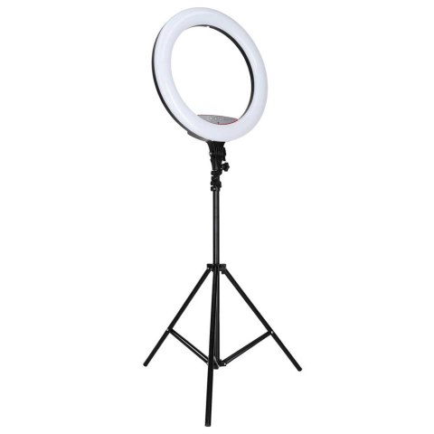 Lampa pierścieniowa ze statywem i pilotem ring LED RGB
