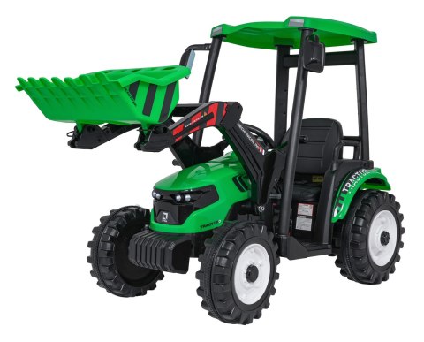Pojazd MEGA Traktor D68 Z Przyczepką Zielony