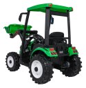 Pojazd MEGA Traktor D68 Z Przyczepką Zielony
