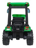 Pojazd MEGA Traktor D68 Z Przyczepką Zielony